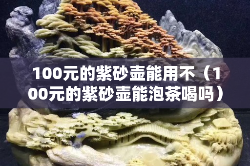100元的紫砂壶能用不（100元的紫砂壶能泡茶喝吗）