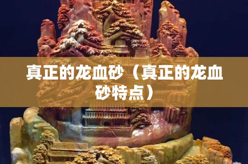 真正的龙血砂（真正的龙血砂特点）