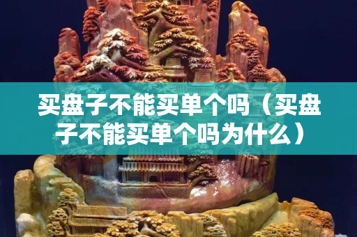 买盘子不能买单个吗（买盘子不能买单个吗为什么）