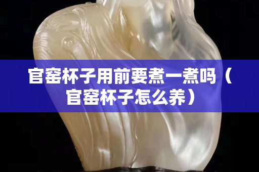 官窑杯子用前要煮一煮吗（官窑杯子怎么养）