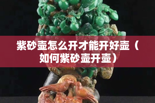 紫砂壶怎么开才能开好壶（如何紫砂壶开壶）