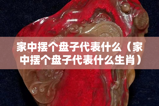 家中摆个盘子代表什么（家中摆个盘子代表什么生肖）