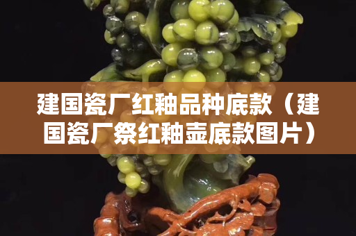 建国瓷厂红釉品种底款（建国瓷厂祭红釉壶底款图片）