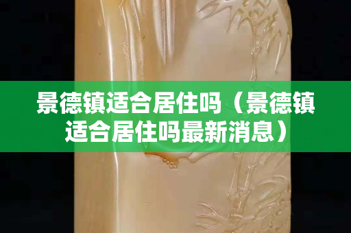 景德镇适合居住吗（景德镇适合居住吗最新消息）