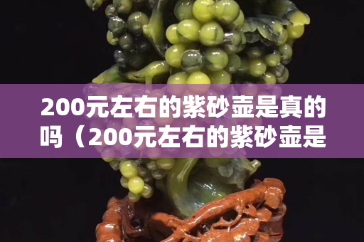200元左右的紫砂壶是真的吗（200元左右的紫砂壶是真的吗还是假的）