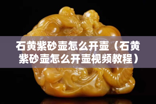 石黄紫砂壶怎么开壶（石黄紫砂壶怎么开壶视频教程）