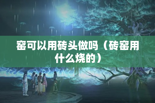 窑可以用砖头做吗（砖窑用什么烧的）