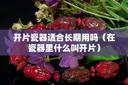 开片瓷器适合长期用吗（在瓷器里什么叫开片）