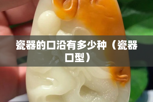 瓷器的口沿有多少种（瓷器口型）