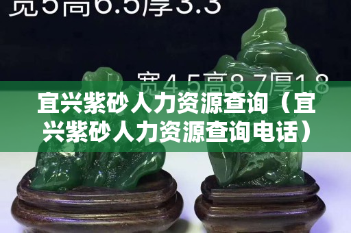 宜兴紫砂人力资源查询（宜兴紫砂人力资源查询电话）