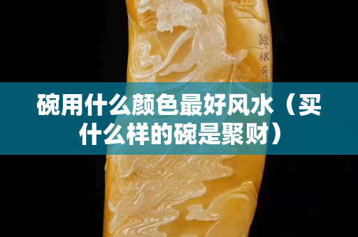 碗用什么颜色最好风水（买什么样的碗是聚财）