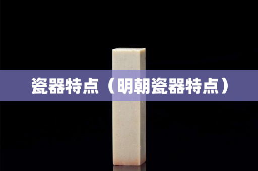 瓷器特点（明朝瓷器特点）