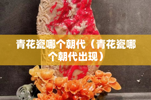 青花瓷哪个朝代（青花瓷哪个朝代出现）