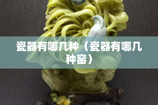 瓷器有哪几种（瓷器有哪几种窑）