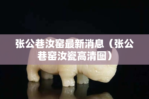 张公巷汝窑最新消息（张公巷窑汝瓷高清图）