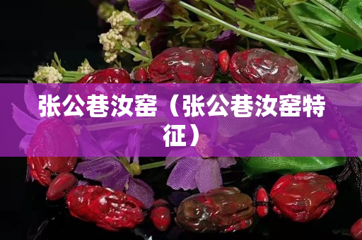 张公巷汝窑（张公巷汝窑特征）