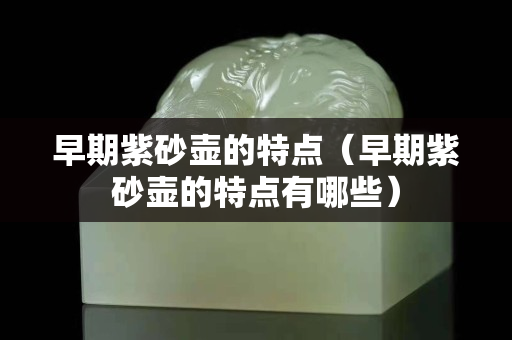 早期紫砂壶的特点（早期紫砂壶的特点有哪些）