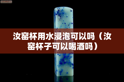 汝窑杯用水浸泡可以吗（汝窑杯子可以喝酒吗）