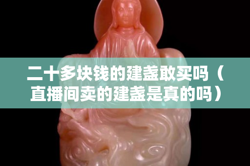 二十多块钱的建盏敢买吗（直播间卖的建盏是真的吗）