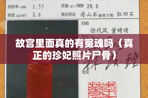 故宫里面真的有冤魂吗（真正的珍妃照片尸骨）