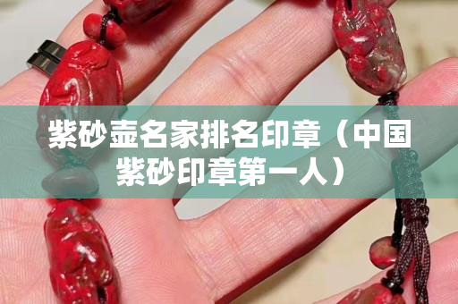 紫砂壶名家排名印章（中国紫砂印章第一人）