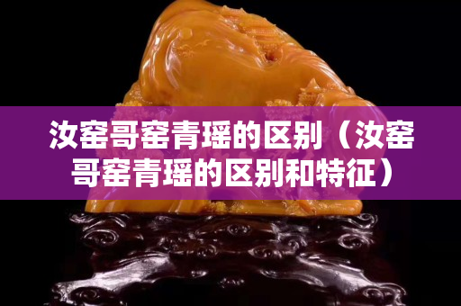 汝窑哥窑青瑶的区别（汝窑哥窑青瑶的区别和特征）