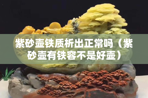 紫砂壶铁质析出正常吗（紫砂壶有铁容不是好壶）