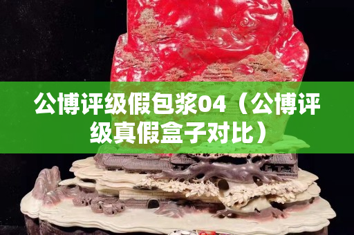 公博评级假包浆04（公博评级真假盒子对比）