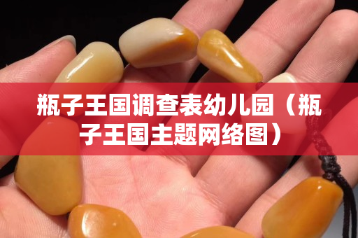 瓶子王国调查表幼儿园（瓶子王国主题网络图）