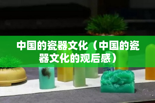 中国的瓷器文化（中国的瓷器文化的观后感）