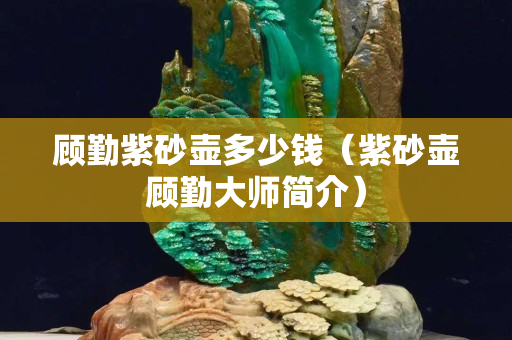 顾勤紫砂壶多少钱（紫砂壶顾勤大师简介）