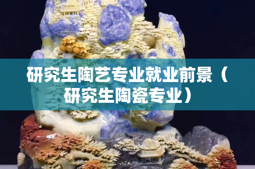 研究生陶艺专业就业前景（研究生陶瓷专业）