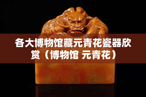 各大博物馆藏元青花瓷器欣赏（博物馆 元青花）