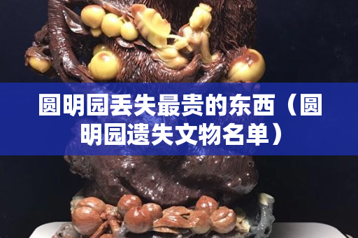 圆明园丢失最贵的东西（圆明园遗失文物名单）