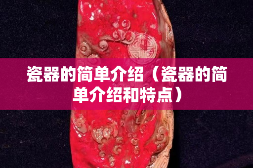 瓷器的简单介绍（瓷器的简单介绍和特点）
