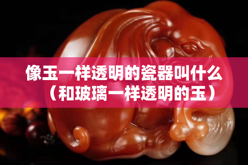 像玉一样透明的瓷器叫什么（和玻璃一样透明的玉）