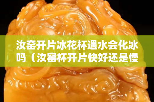 汝窑开片冰花杯遇水会化冰吗（汝窑杯开片快好还是慢好）