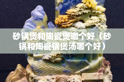 砂锅煲和陶瓷煲哪个好（砂锅和陶瓷锅煲汤哪个好）