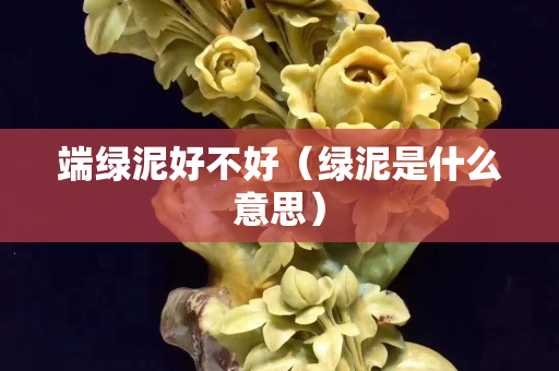 端绿泥好不好（绿泥是什么意思）