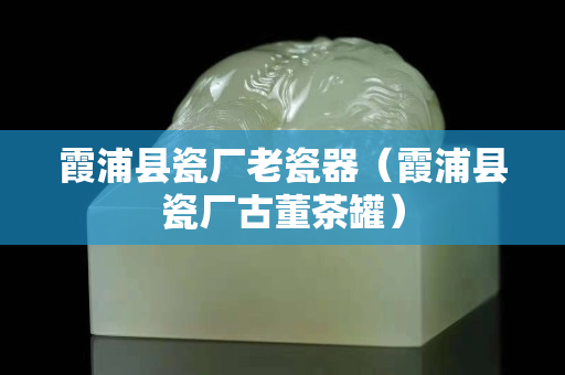 霞浦县瓷厂老瓷器（霞浦县瓷厂古董茶罐）