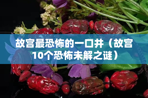 故宫最恐怖的一口井（故宫10个恐怖未解之谜）