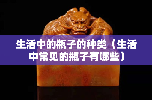 生活中的瓶子的种类（生活中常见的瓶子有哪些）