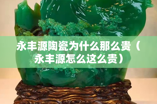 永丰源陶瓷为什么那么贵（永丰源怎么这么贵）