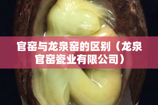 官窑与龙泉窑的区别（龙泉官窑瓷业有限公司）