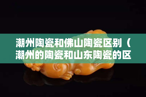 潮州陶瓷和佛山陶瓷区别（潮州的陶瓷和山东陶瓷的区别）