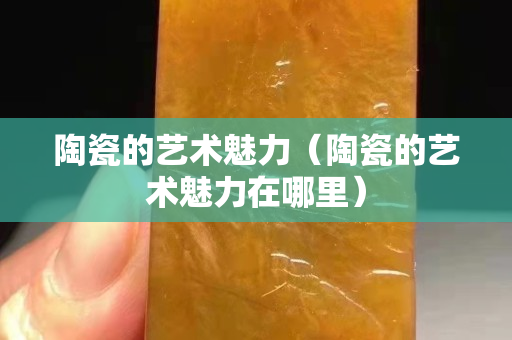 陶瓷的艺术魅力（陶瓷的艺术魅力在哪里）