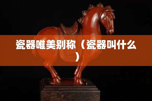 瓷器唯美别称（瓷器叫什么）