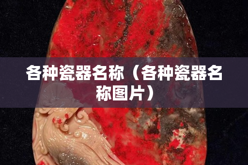 各种瓷器名称（各种瓷器名称图片）