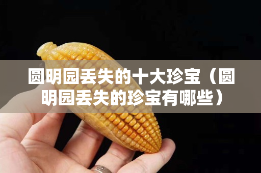 圆明园丢失的十大珍宝（圆明园丢失的珍宝有哪些）