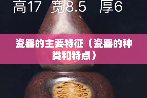 瓷器的主要特征（瓷器的种类和特点）